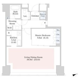 ラ・トゥール新宿 11F3 間取り図