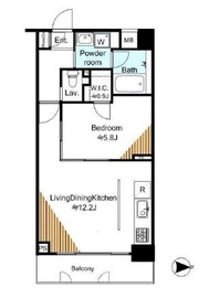 ラフィネ三田 1F1 間取り図