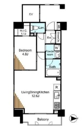 ラフィネ三田 502 間取り図