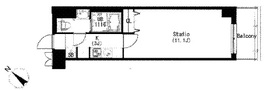 エスティメゾン中野富士見町 306 間取り図