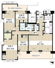 マーシュフィールド四番町 1101 間取り図