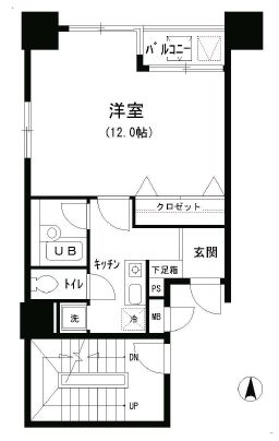 アクアコート 801 間取り図