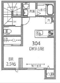 レジデンス三宿 304 間取り図