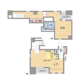 オーパスホームズ八丁堀 1402 間取り図