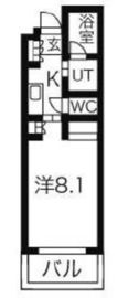 ガーデン東新宿 518 間取り図