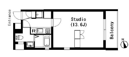 ラティエラ学芸大学 302 間取り図