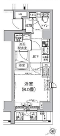 ルフレプレミアム芝公園 2階 間取り図