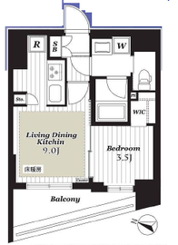 シティインデックス千代田岩本町 11階 間取り図