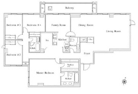 ウィスタリア南麻布 202 間取り図