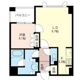 プライムメゾン銀座イースト 1105 間取り図