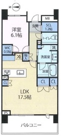 パークホームズ南麻布ザレジデンス 13階 間取り図