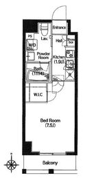 コンフォリア錦糸町DEUX 211 間取り図