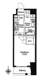 コンフォリア錦糸町DEUX 212 間取り図