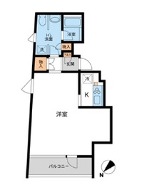 FLEG赤坂 403 間取り図