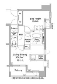 コンフォリア西早稲田 903 間取り図