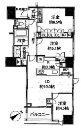 ブランズ日本橋茅場町 14階 間取り図