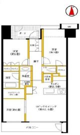 プレイス白金ブライトレジデンス 5階 間取り図