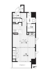 レジディア新御徒町 505 間取り図