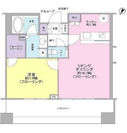 テラス渋谷美竹 8階 間取り図