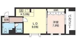 エスティメゾン銀座 1106 間取り図