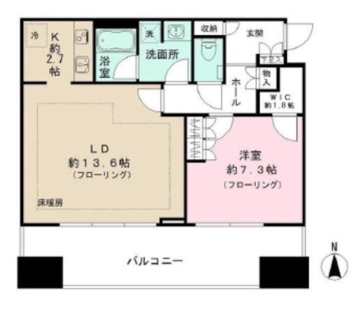 東京タイムズタワー 11階 間取り図