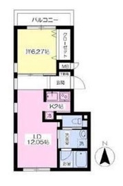 アルクス三田イースト 502 間取り図