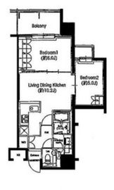 BPRレジデンス三田伊皿子坂 509 間取り図