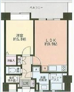ダイワ芝浦ビル 1210 間取り図