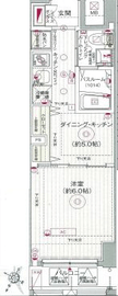 エステムプラザ日本橋レジェンド 2階 間取り図