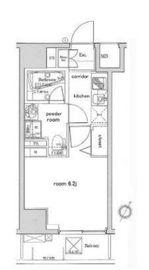 プレミアムキューブ田町 4階 間取り図