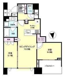 ドゥ・トゥール 6階 間取り図