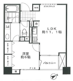 ドレッセ代官山 2階 間取り図