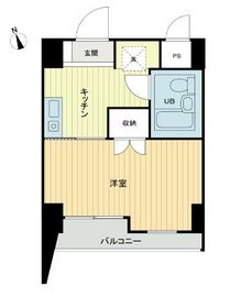 プロシード西新宿 201 間取り図