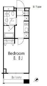 西新宿VIPROYAL 503 間取り図