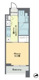 ベルファース戸越スタティオ 607 間取り図