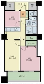 晴海ビュータワー（晴海アイランドトリトンスクエアビュータワー） 9階 間取り図