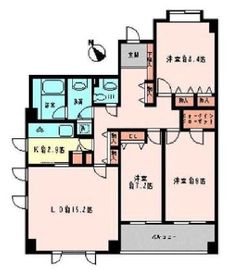 コロネード市ヶ谷 404 間取り図