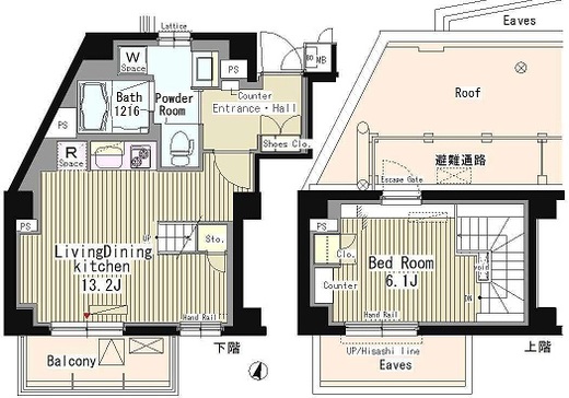 マスターズコート北品川 306 間取り図