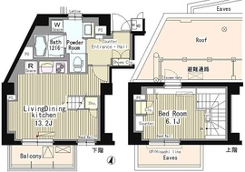 マスターズコート北品川 306 間取り図