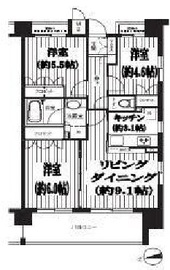 パシフィーク品川 406 間取り図