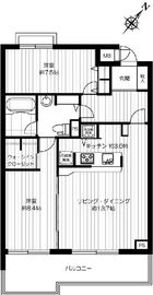 グラマシー恵比寿 507 間取り図