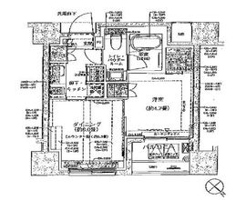 パークリュクス銀座mono 12階 間取り図