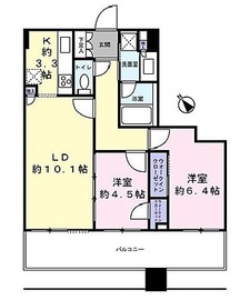 アウルタワー 32階 間取り図