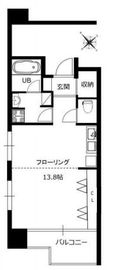グランドテラス新宿 2階 間取り図