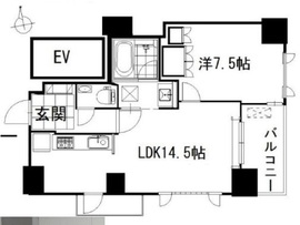 プレシス半蔵門 401 間取り図