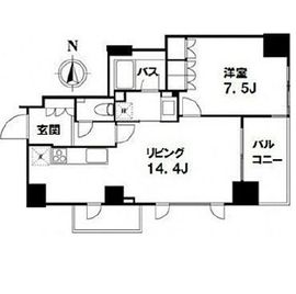 プレシス半蔵門 701 間取り図