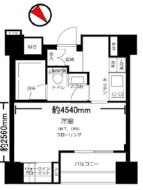パークリュクス銀座mono 5階 間取り図