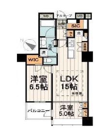 ブリリアマーレ有明 5階 間取り図
