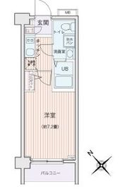 エコロジー都立大学レジデンス 405 間取り図