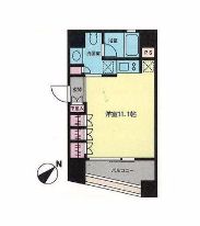 プラティーク新宿ウエスト 202 間取り図